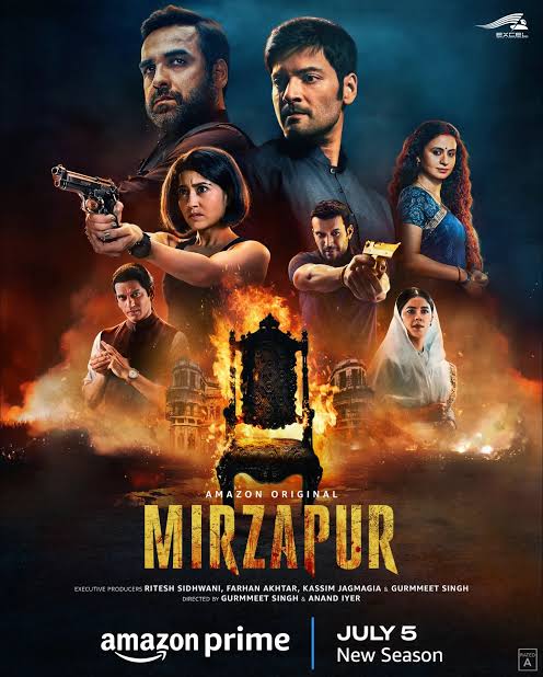 Mirzapur (Season 3) (Hindi Audio) Esubs AMZN PRIME Web-DL 480p | 720p | 1080p