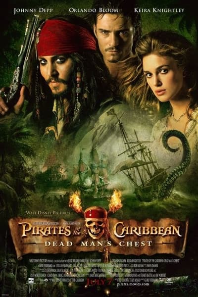 Pirates of the Caribbean 2 (2006) Dual Audio {Hindi-English} Movie BluRay ESub 480p | 720p | 1080p