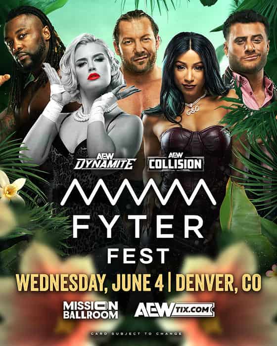 AEW Fyter Fest Dynamite + Collision (4th Jun 2025) English Full AEW Show HDRip 480p | 720p | 1080p