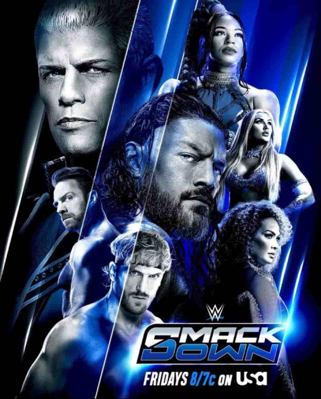 WWE Friday Night SmackDown (15th Aug 2025) Dual Audio {Hindi-English} Full WWE Show NF WEB-DL 480p | 720p | 1080p